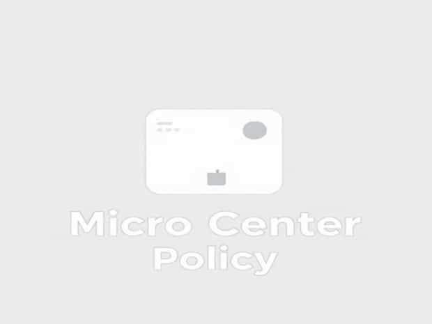 Micro Center Return Policy