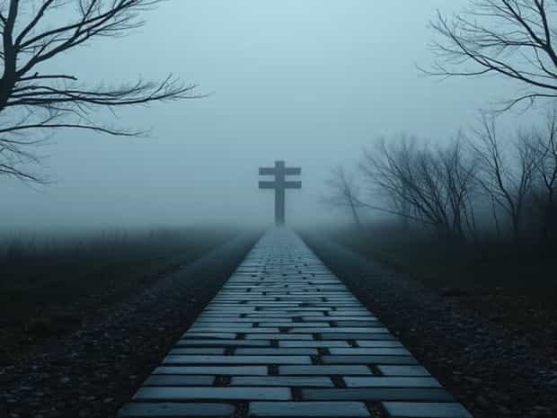 On The Pathway Of Futility Crossword Clue