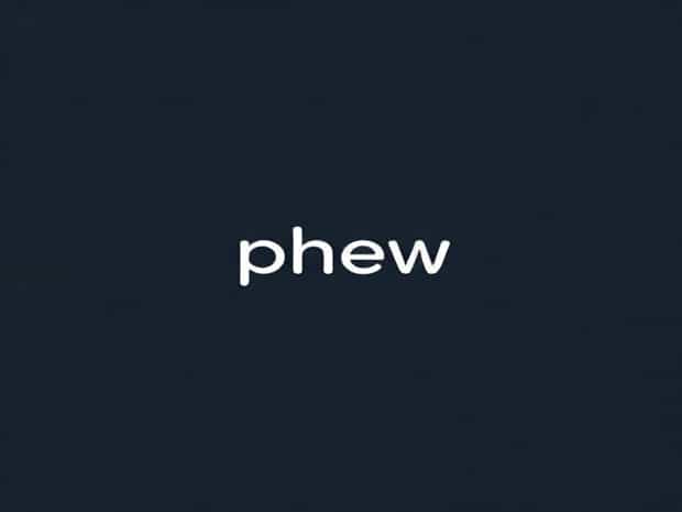 Other Words For Phew