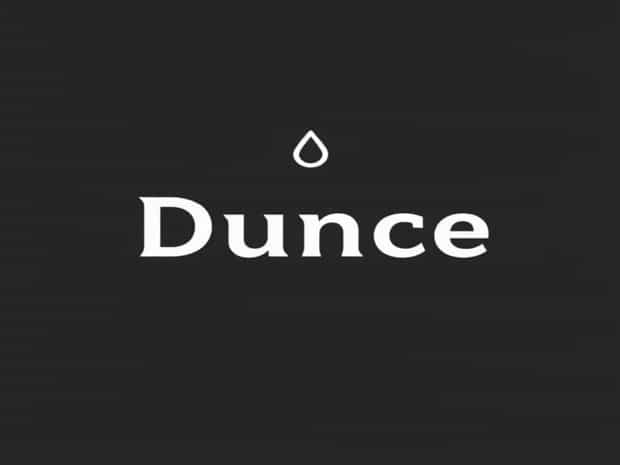 Use Dunce In A Sentence