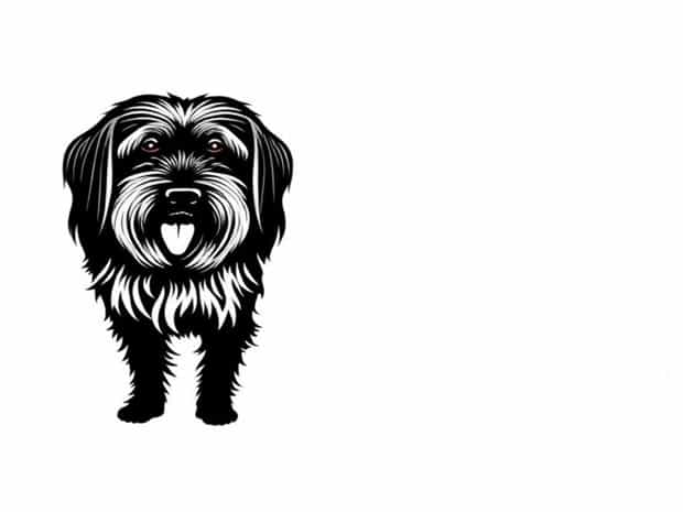 A German Wirehaired Pointer