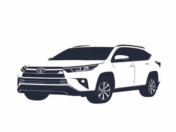 A Toyota Highlander Hybrid