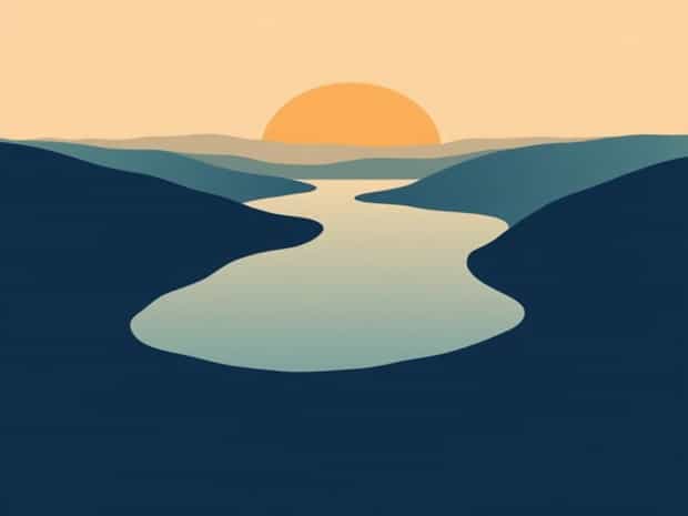 An Oxbow Lake Is Formed When