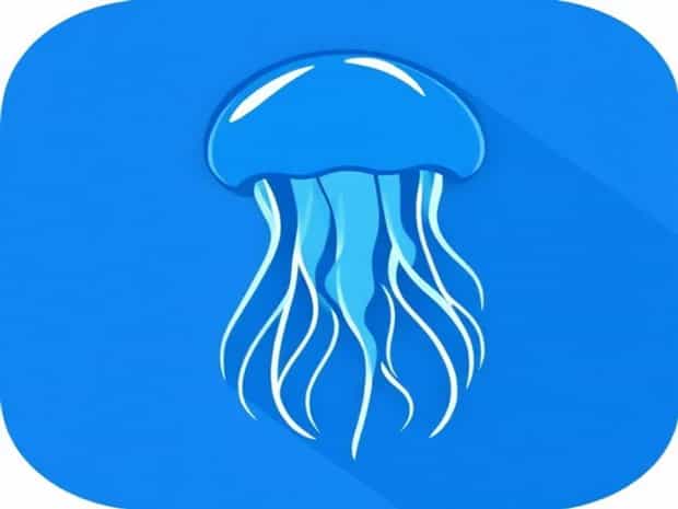 Blue Blubber Jellyfish Sting