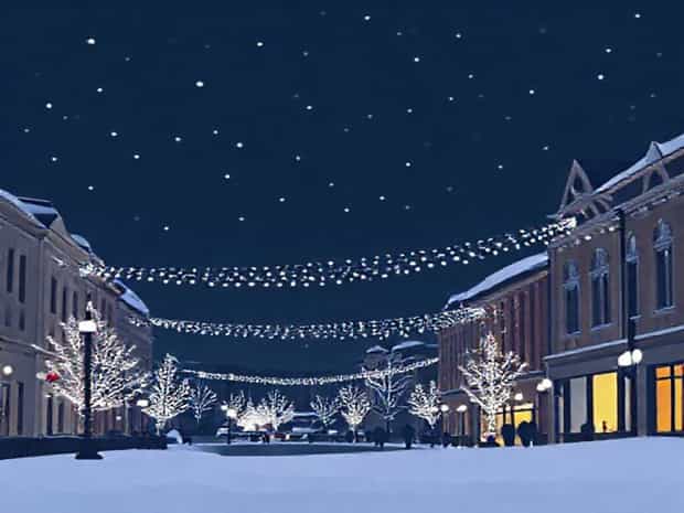 Caerphilly Xmas Lights 2024