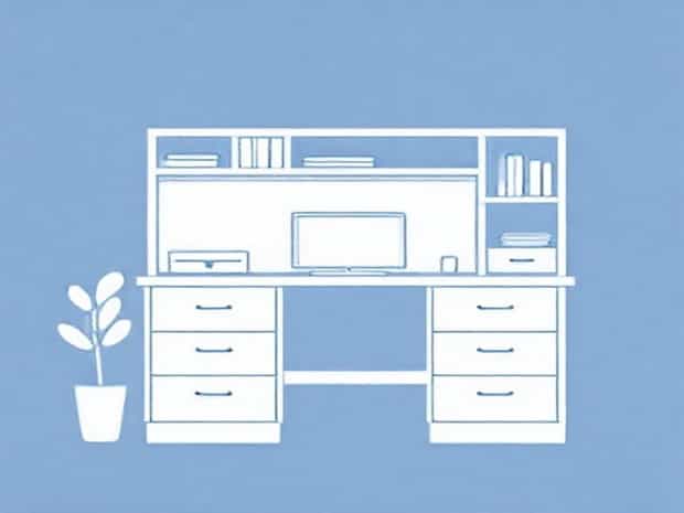 Corner Desk With Hutch