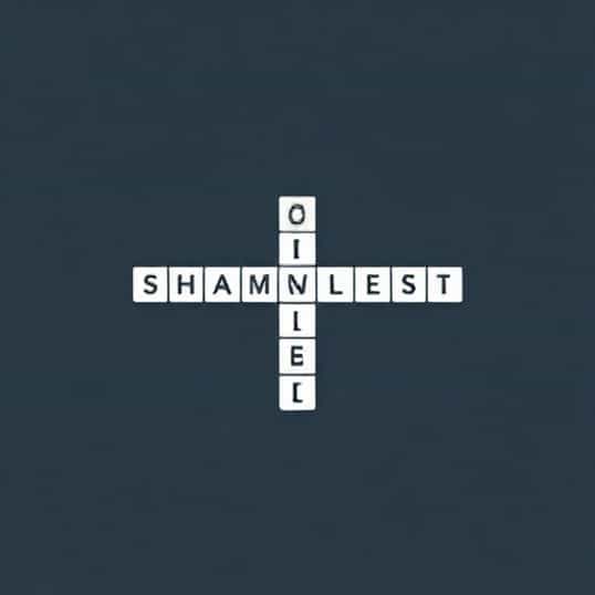 Crossword Shameless Or Insolent Boldness