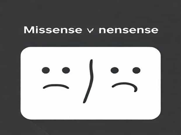 Difference Between Missense And Nonsense Mutation