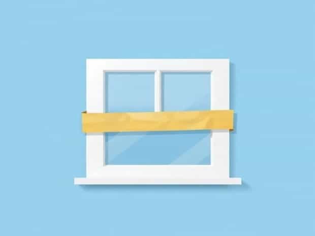 Get Sellotape Off Windows