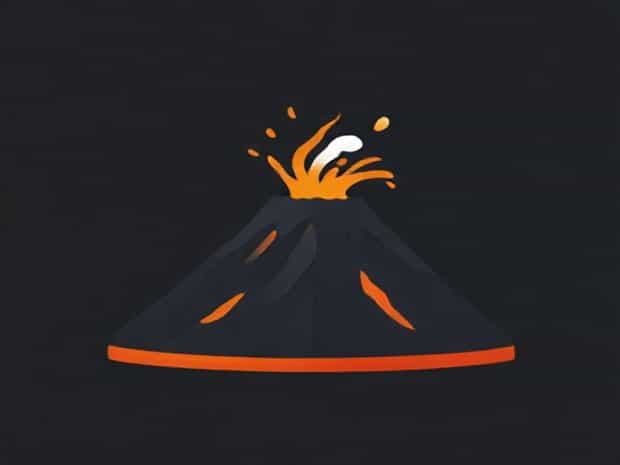 Model Of Volcanic Eruption