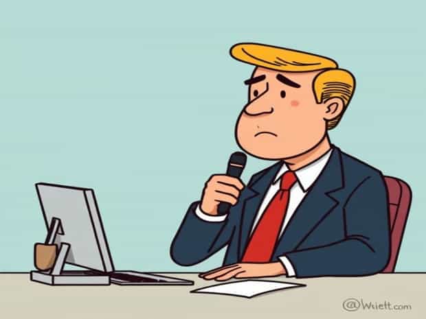 A Nauseating Job Political Cartoon