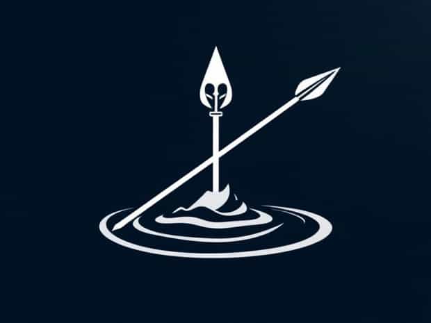 A Spear Cuts Through Water