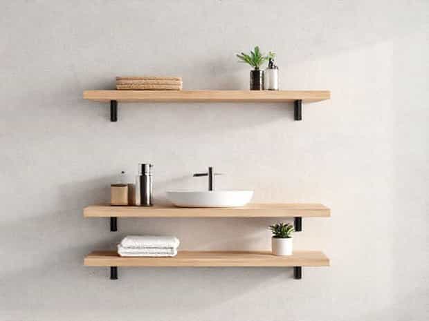 Bathroom Shelves Wall Mounted
