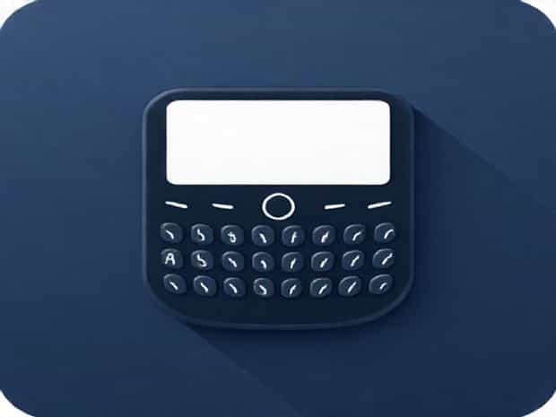 Blackberry Qwerty Keypad Mobile