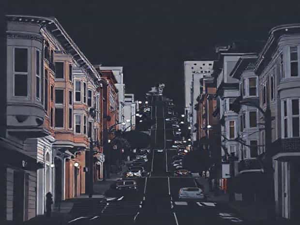 Famous Steep Street In San Francisco
