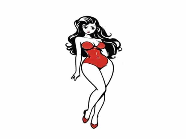 How To Draw A Pinup Girl