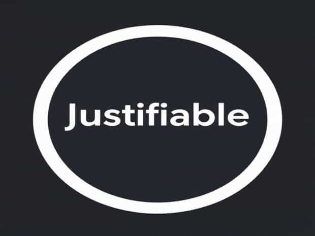 Other Words For Justifiable