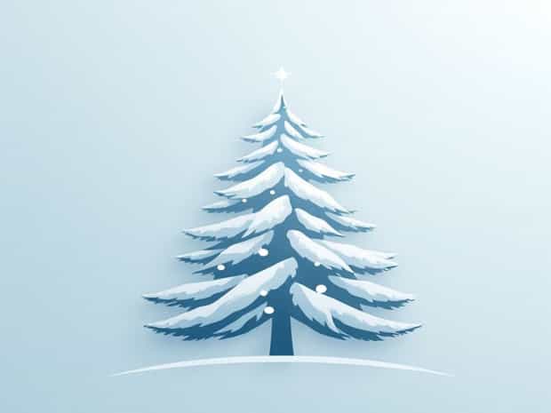 Snowy Christmas Tree Argos