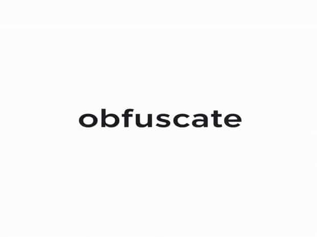 A Sentence For Obfuscate