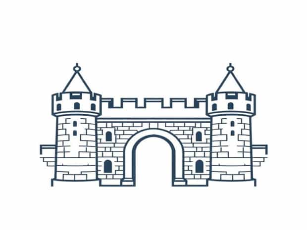 Abstract Meaning Of Castellated Gates