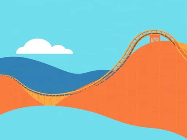 As A Roller Coaster Goes Downhill