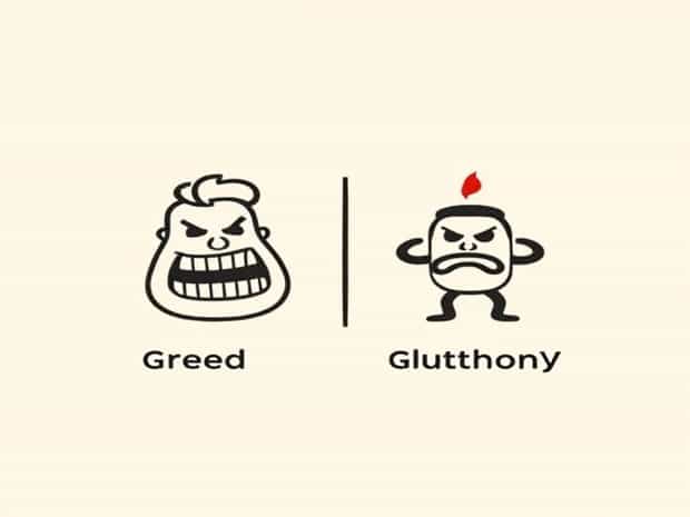 Difference Between Greed And Gluttony