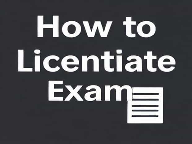 How To Prepare For Licentiate Exam