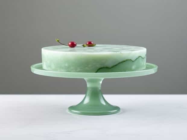 Mosser Jadeite Cake Stand