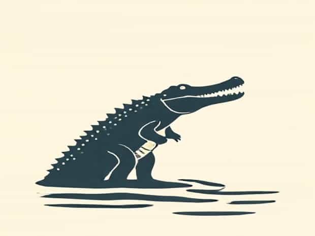 Port Blair Giant Crocodile