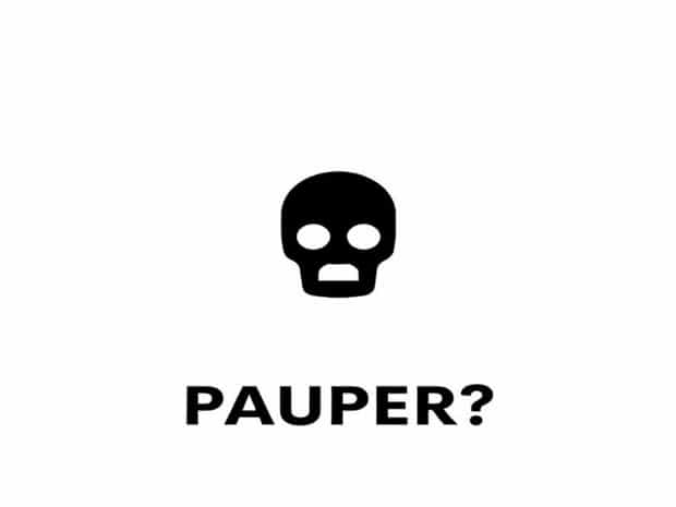 What Does Pauper Mean