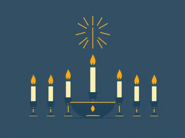 Eight Candles Shine For The Maccabees