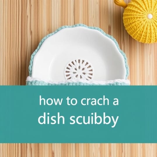 How To Crochet A Dish Scrubby
