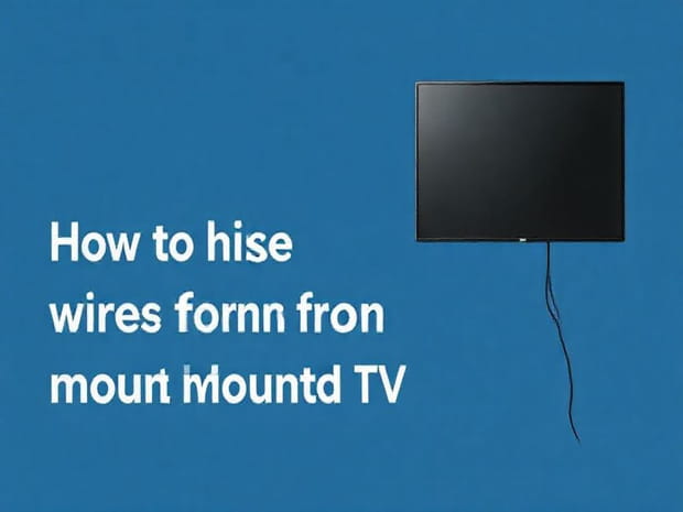 How To Hide Wires From Mounted Tv