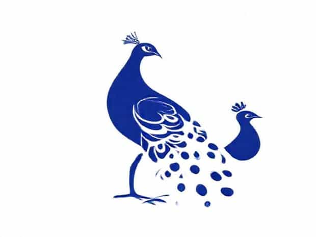 Image Of Peacock And Peahen