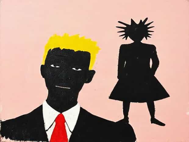 Jean Michel Basquiat Andy Warhol Painting