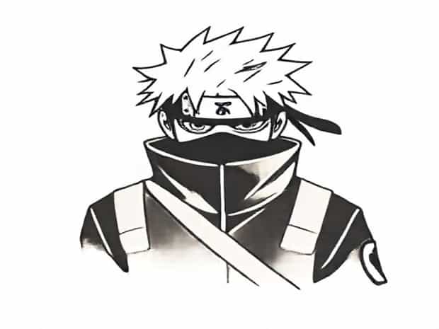 Kakashi Drawing Pencil Easy