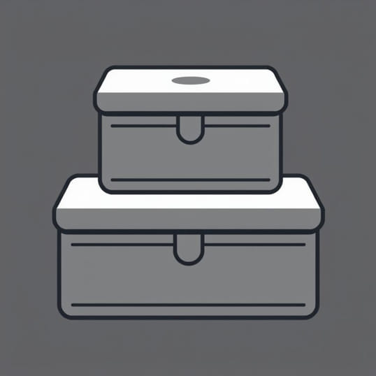 Decorative Lidded Storage Boxes