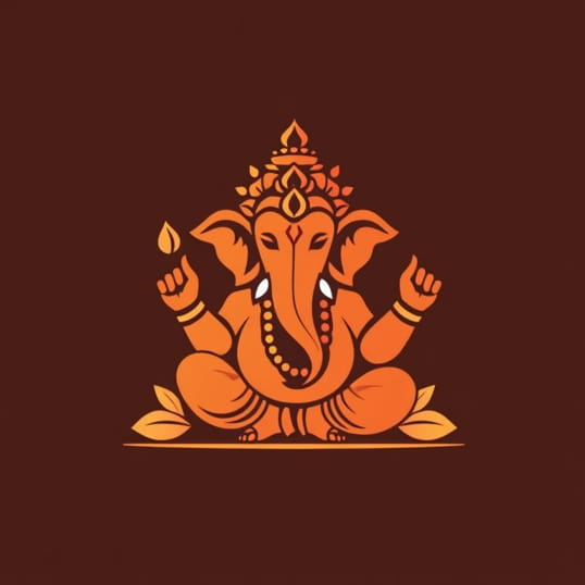 Ganesha With Betel Leaves