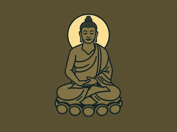 Gautam Buddha And Bodhidharma