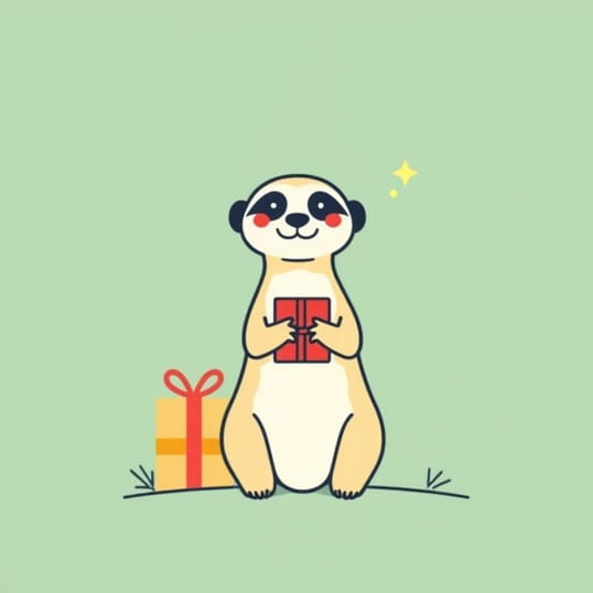 Give Favorite Gifts To A Talkative Meerkat