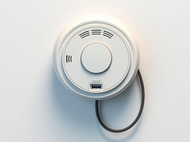 Hardwired Smoke Detector With Wireless Interconnect