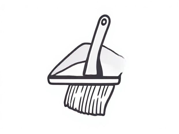 How To Draw A Dustpan