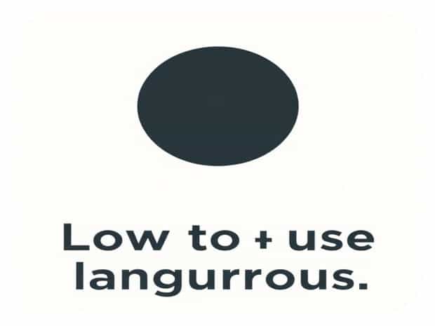How To Use Languorous In A Sentence