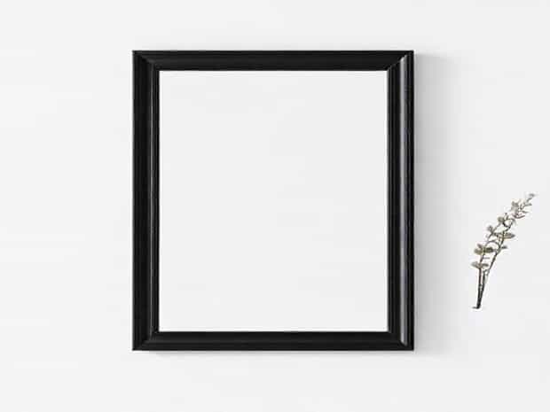 Ikea Black Framed Mirror
