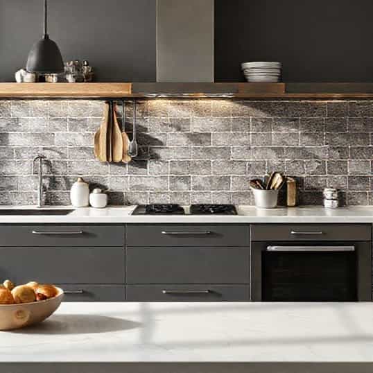 Kitchen Slab Stickers Fireproof