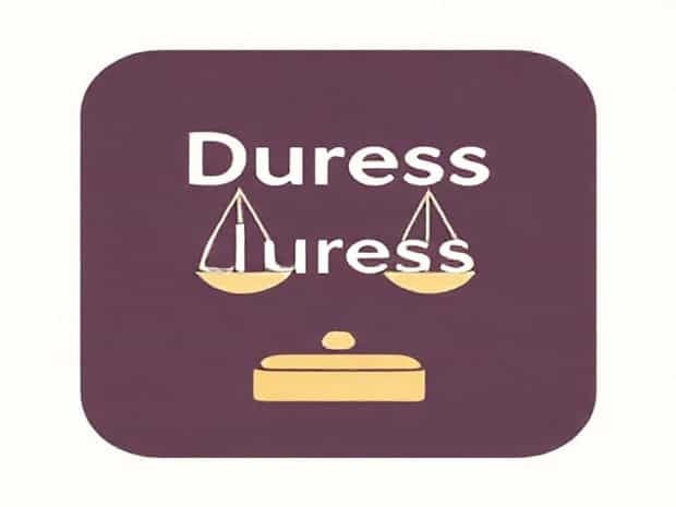 Legal Definition Of Duress