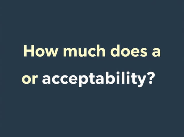 How Much Does A Certificate Of Acceptability Cost