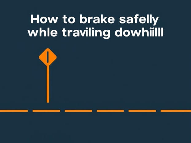 How To Brake Safely While Traveling Downhill