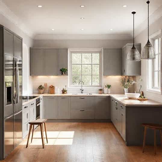 Kitchen In Victorian House