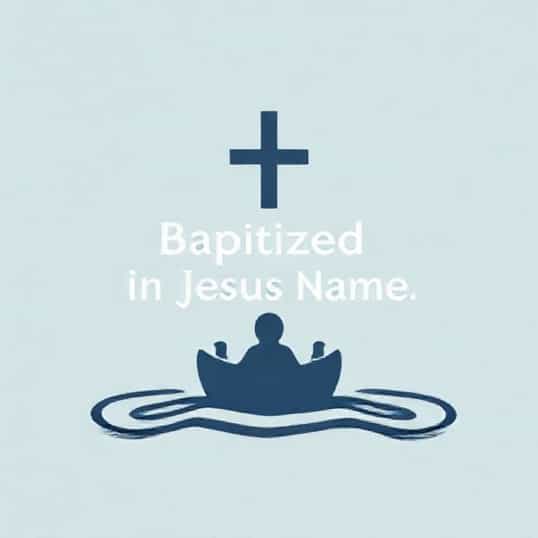 Kjv Baptized In Jesus Name